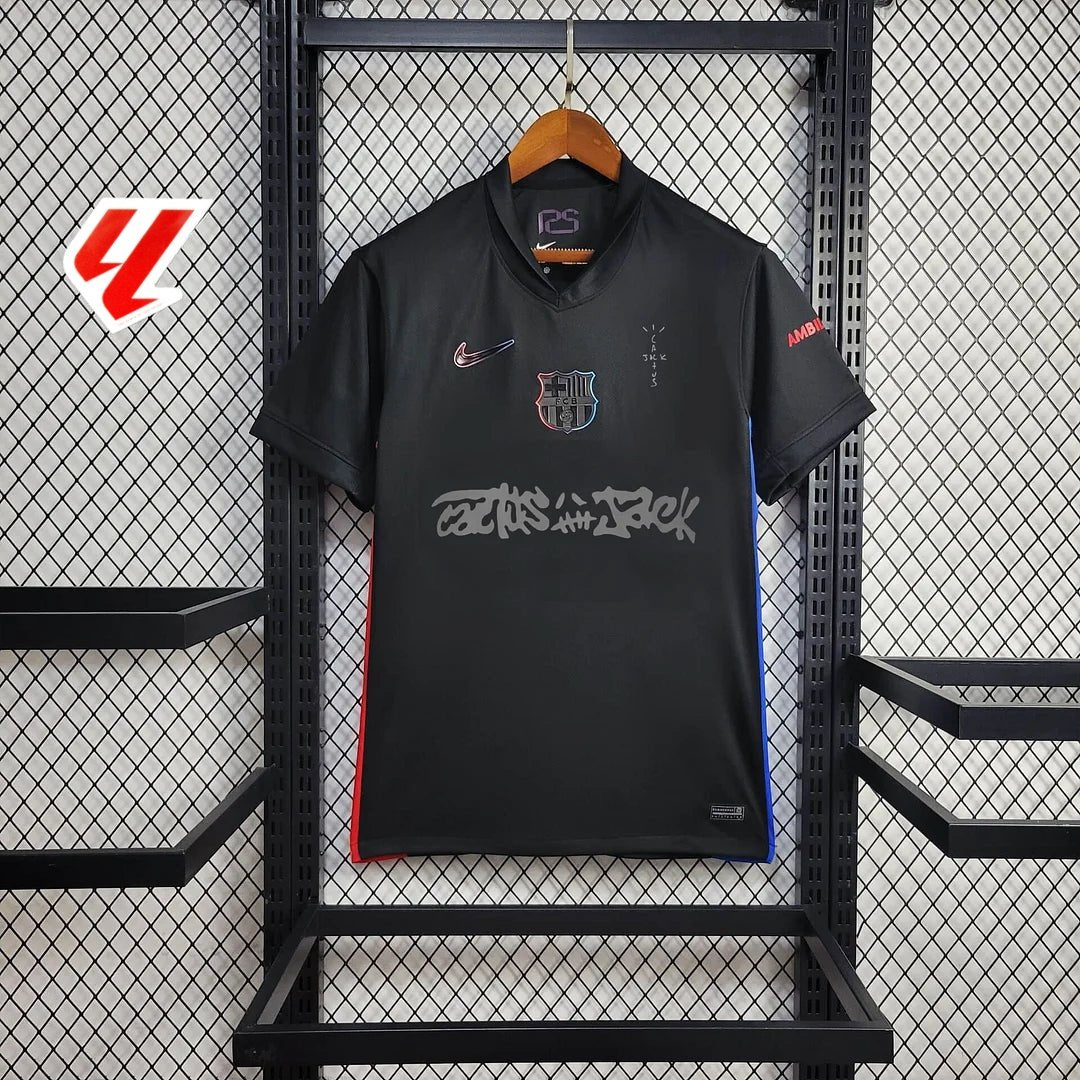 Barcelona x Travis Scott 2024 Special Away Shirt